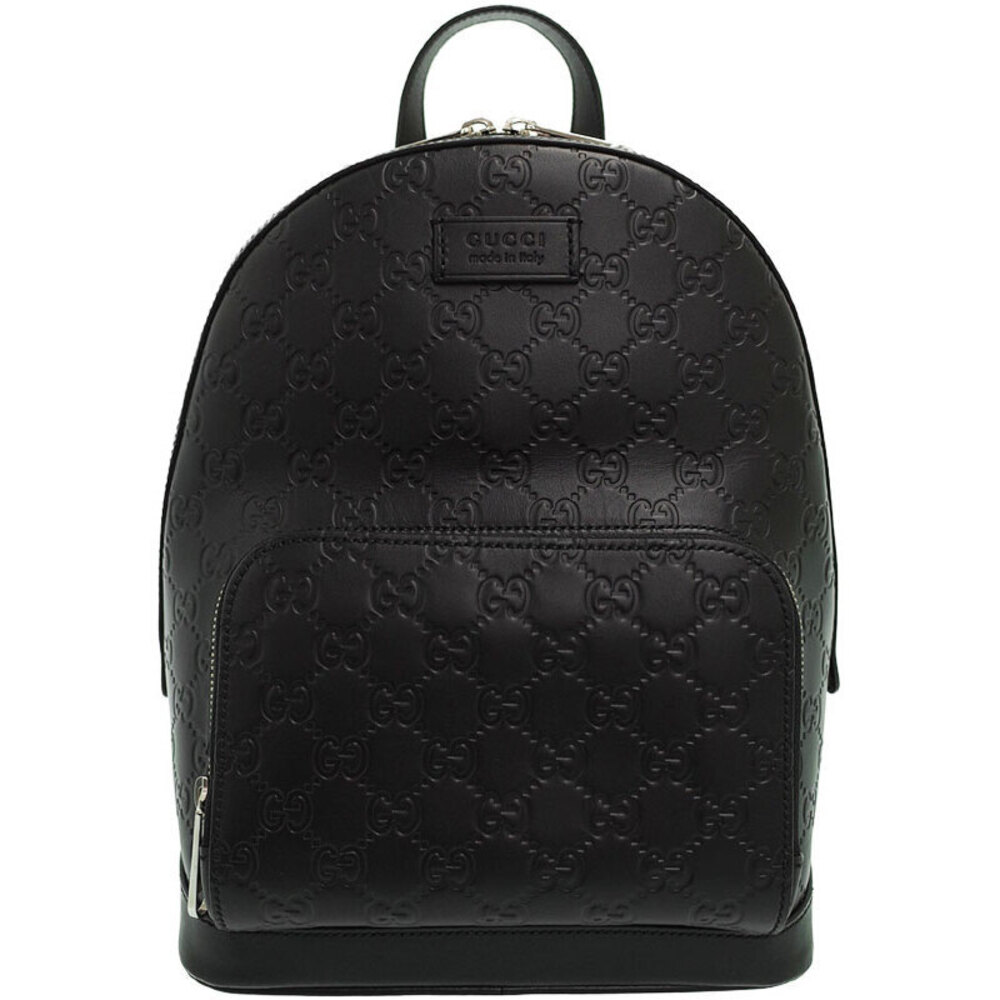 GUCCI Guccissima Signature Leather Backpack Black